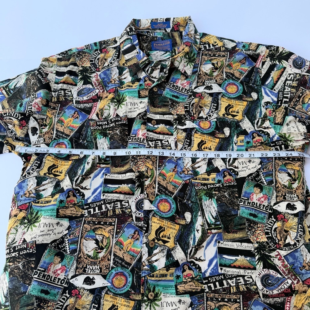 Men’s Pendleton Brand Hawaiian Print Shirt Size XL - Picture 4 of 5